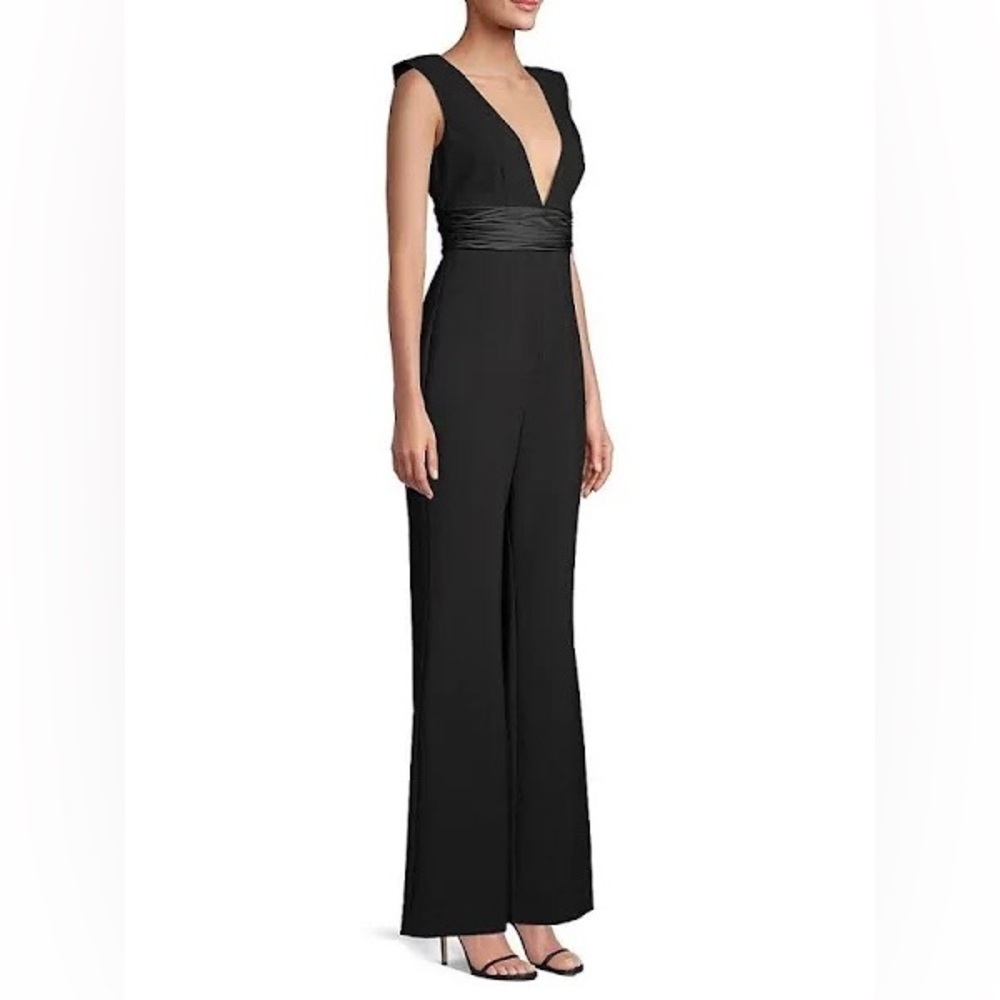 NWT LIKELY Maggie Jumpsuit Black Party Cocktail Sleeveless Elegant Sexy Size 2 - Picture 2 of 11